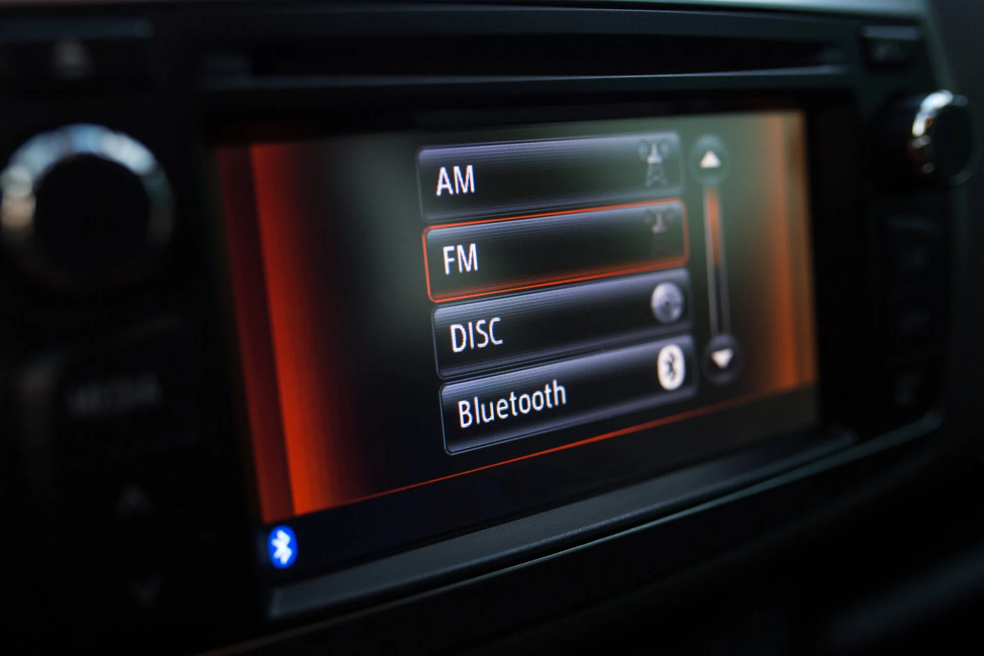 Audio settings of a vehicle